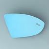 For Volkswagen Golf 7 Lamdo Touran L Jetta MK7 blind spot heated side mirror glass Blue Lens Anti-Glare 5G0857521M 5G0857522M