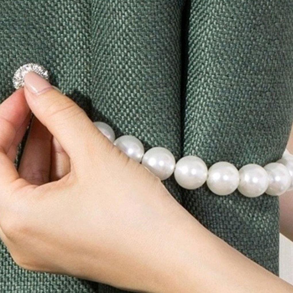 Зажим для штор Подхват Держатель Жемчужные Подвесные Крючки Мода Спальня Гостиная Стена Драпировка Элегантные Подхваты Держатели