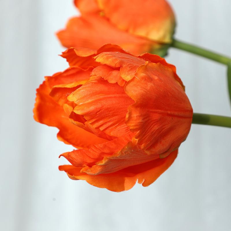Big branch moisturizing thick multi-layer tulip, home living room decoration simulation flower, fake flower