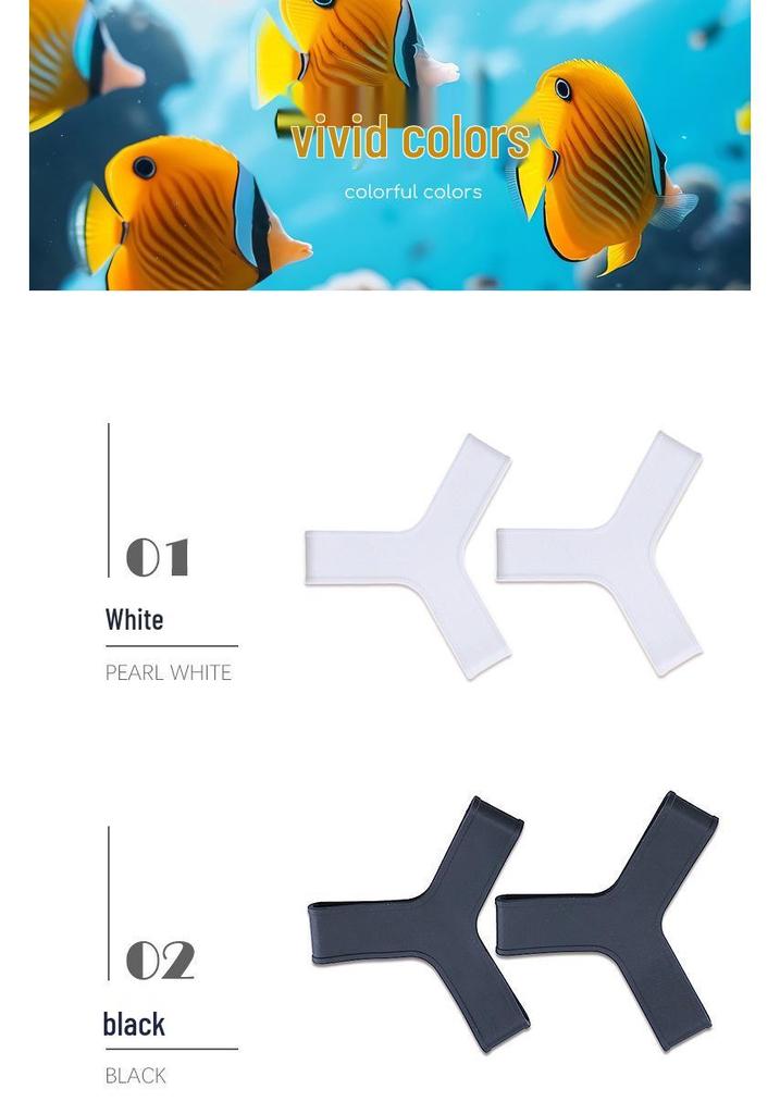 Silicone Non-Slip Flipper Straps for Swimming and Diving