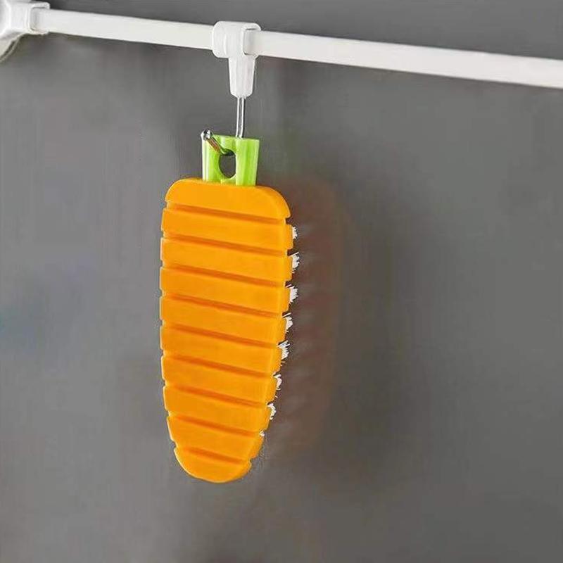 Multifunctional Flexible Cleaning Brush Carrot Brush For Potato Fruits Vegetables Kitchen Bendable Board Gap No Blind Spot Brush