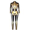 Halloween Scary Costumes Skeleton Bodysuit Skull Dresses 3D Print Ghost Zombie Disfraz Carnival Party Stage Performance Clothing