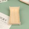 1Pcs Dollhouse Miniature Simulation Bed Model Diy Accessories Scene Furniture