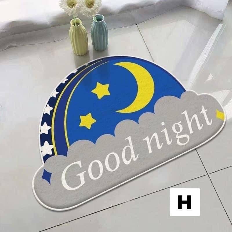 Cartoon Soft and Thick Imitation Cashmere Carpet Door Mat Dirt Resistant Wear-resistant Carpet Non-slip Absorbent Mat