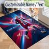 Custom Text Printed Rug Erling Haaland Non Slip Floor Carpet For Home Room Decor
