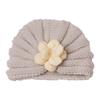 New Autumn and Winter Baby Fetal Hat, Children's Three-dimensional Flower Warm Hat, Cute Baby Knitted Hat