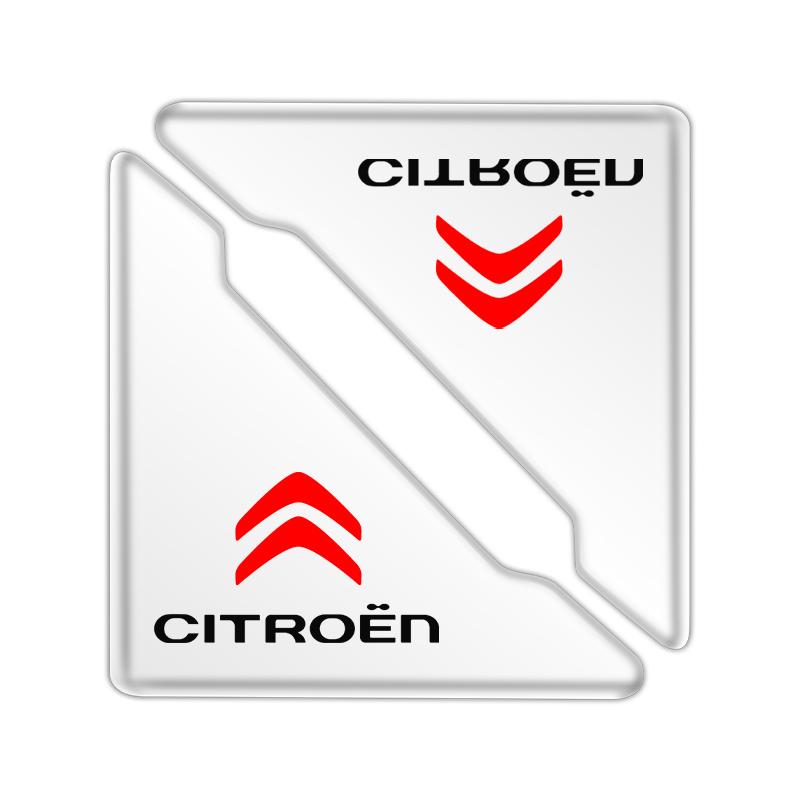 ASX2 2Pcs Silicone Car Door Corner Cover Buffer Sticker Protection Scratch Protector For Citroen C1 C2 C3 C4 C5 C6 C8 C4L DS3 DS4 DS5