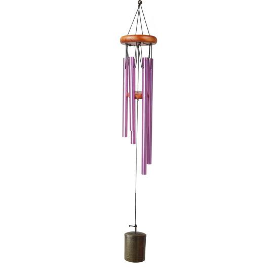 Vintage Aluminum Tube Wind Chime Natural Soothing Melody Outdoor Garden Yard Patio Hanging Metal Wind Bell Decoration