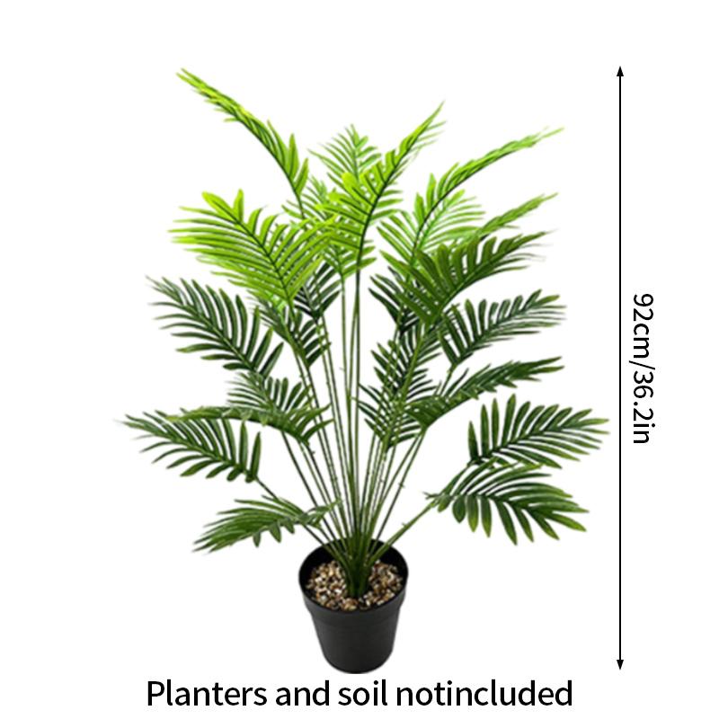 Большие листья тропических пальмовых растений, настоящие на ощупь, искусственные листья больших банановых растений, букет из веток зеленых растений, декор для дома и сада