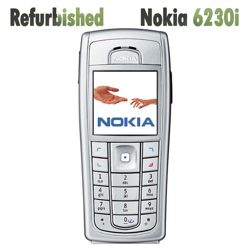 Восстановленный оригинальный мобильный телефон Nokia 6230i