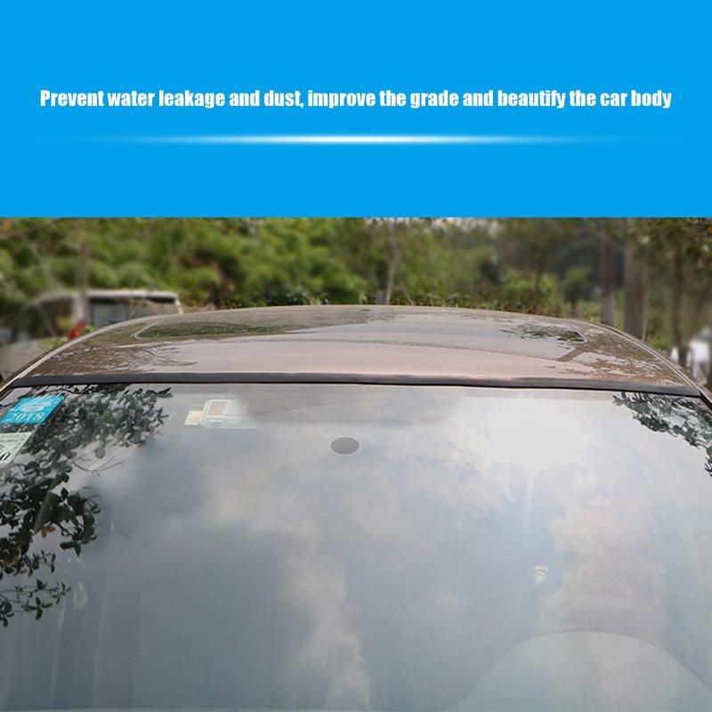 Car Rubber Seal Strips Noise Insulation Auto Seal Protector Sticker Waterproof Window Edge Windshield Roof Sealing Strip