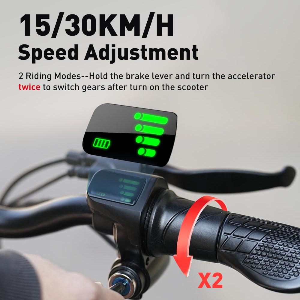 Электросамокат для взрослых iScooter 10" 500 Вт Мотор 36 В 7.8 Ач Макс. Дальность 30 км Нагрузка 150 кг Черный F2