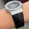 Для часов Maserati Trident Браслет R8821108039 R8821108025 Мужской ремешок для часов из рельефной кожи 25x18 мм 21x18 мм Черный Синий
