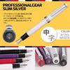 Sailor Fountain Pen Professional Gear Slim Silver White Medium Point 11-1222-410