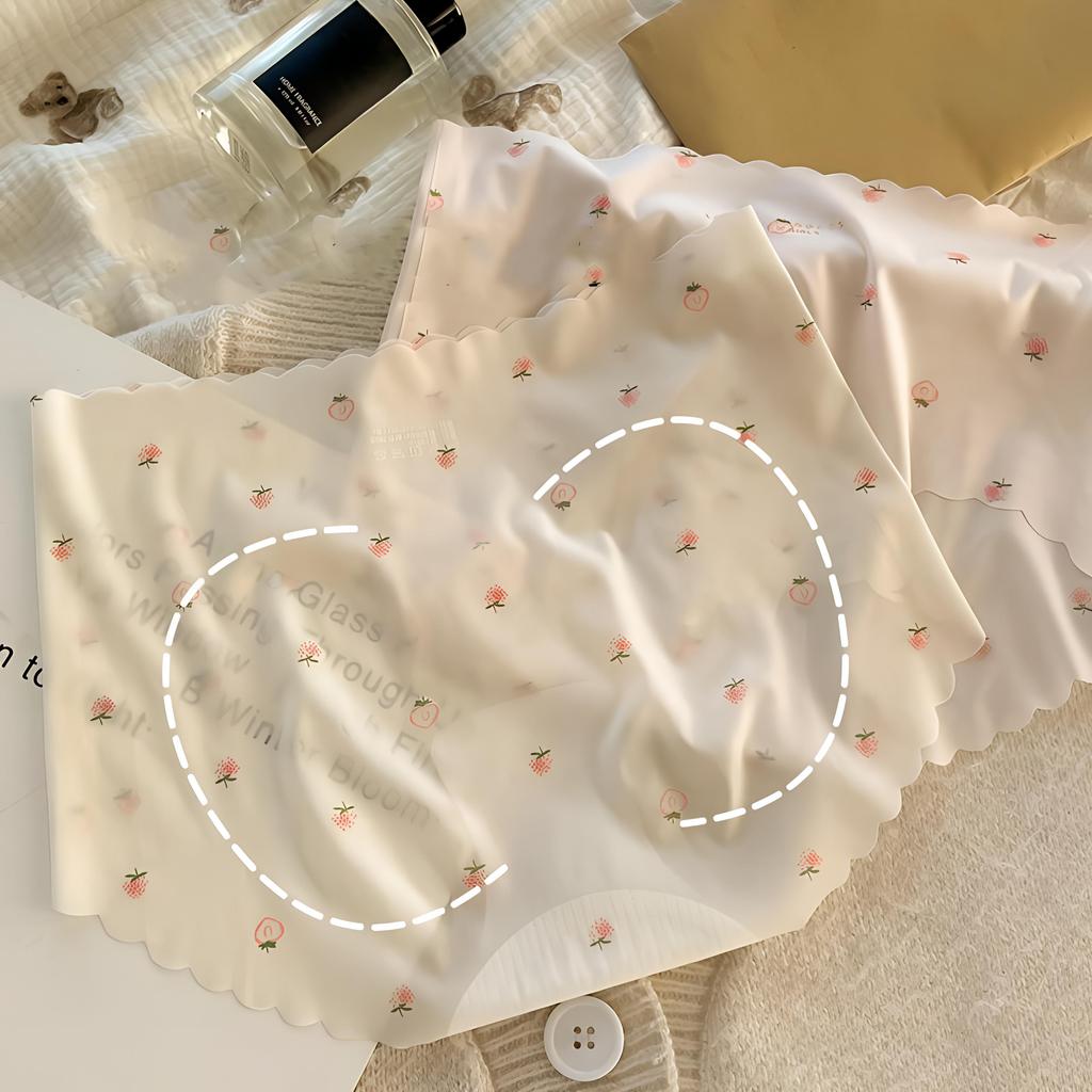 Женские бесшовные трусики Ice Silk, ультратонкое летнее нижнее белье, бикини, трусики, трусики, трусики, нижнее белье