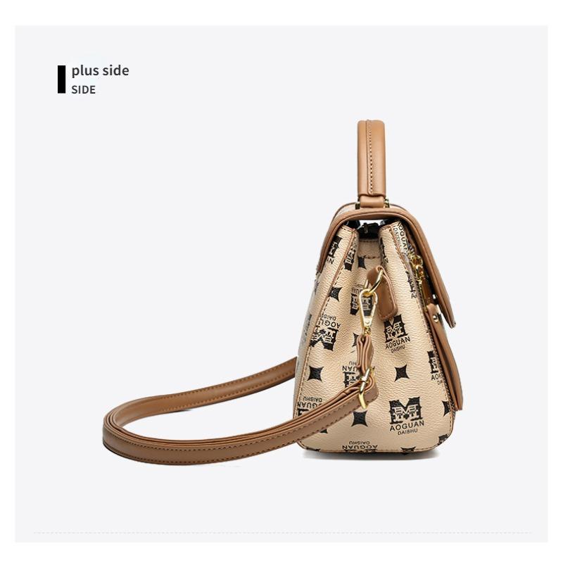 Большая вместительная ретро-сумка премиум-класса через плечо на одно плечо, маленькая квадратная сумка, универсальная сумка в корейском стиле среднего возраста