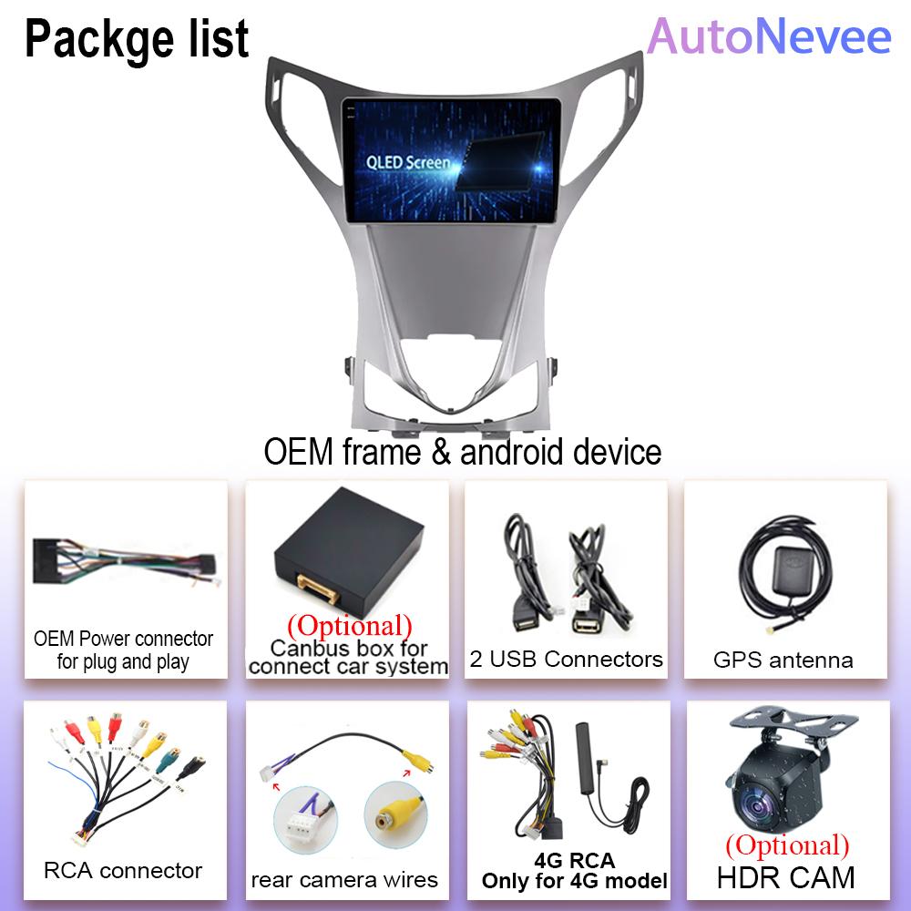 Android 14 для Hyundai Azera 2 II 2011-2014 автомобильный радиоприемник мультимедиа центральная навигационная система 4G GPS BT Carplay стерео сенсорный экран