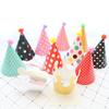 11-Piece Pompom Birthday Hat Set for Kids - Trendy Party Decoration & Dress Up