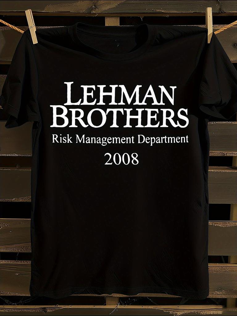 Футболка «Финансовый кризис 2008 года Lehman Brothers»