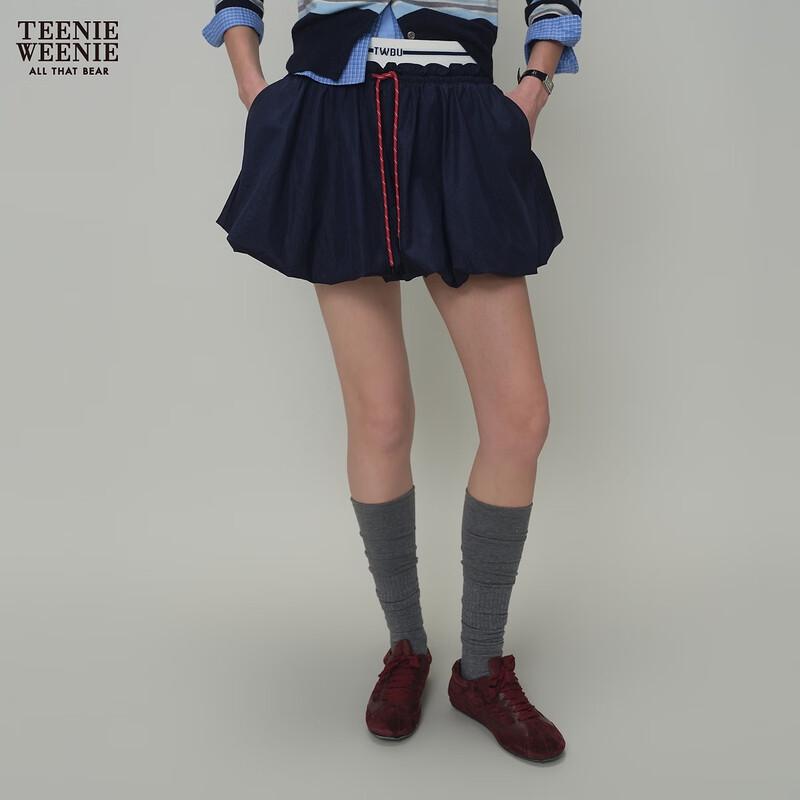 Teenie Weenie Женская короткая юбка-трапеция с буквой А и изображением медведя