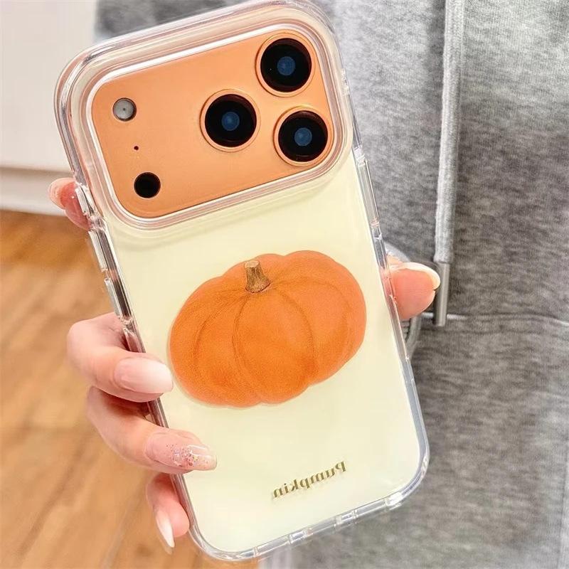 Тыква - интернет-знаменитость, подходит для чехла на телефон Apple 17Promax, IP16 с большим отверстием, IMD15Pro, простой 14, персонализированные новые модели