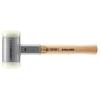Shockless Recoilless Supercraft Hammer, Hickory Handle, Nylon (White), 70mm Diameter, 3366.070