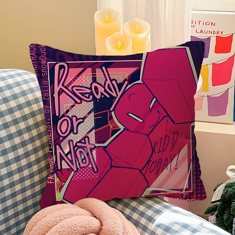 Sandbox Game R-Roblox Pillowcase Toon Gift Cushion Cover Bedroom Home Sofa Chair Seat Decor Pillow Case
