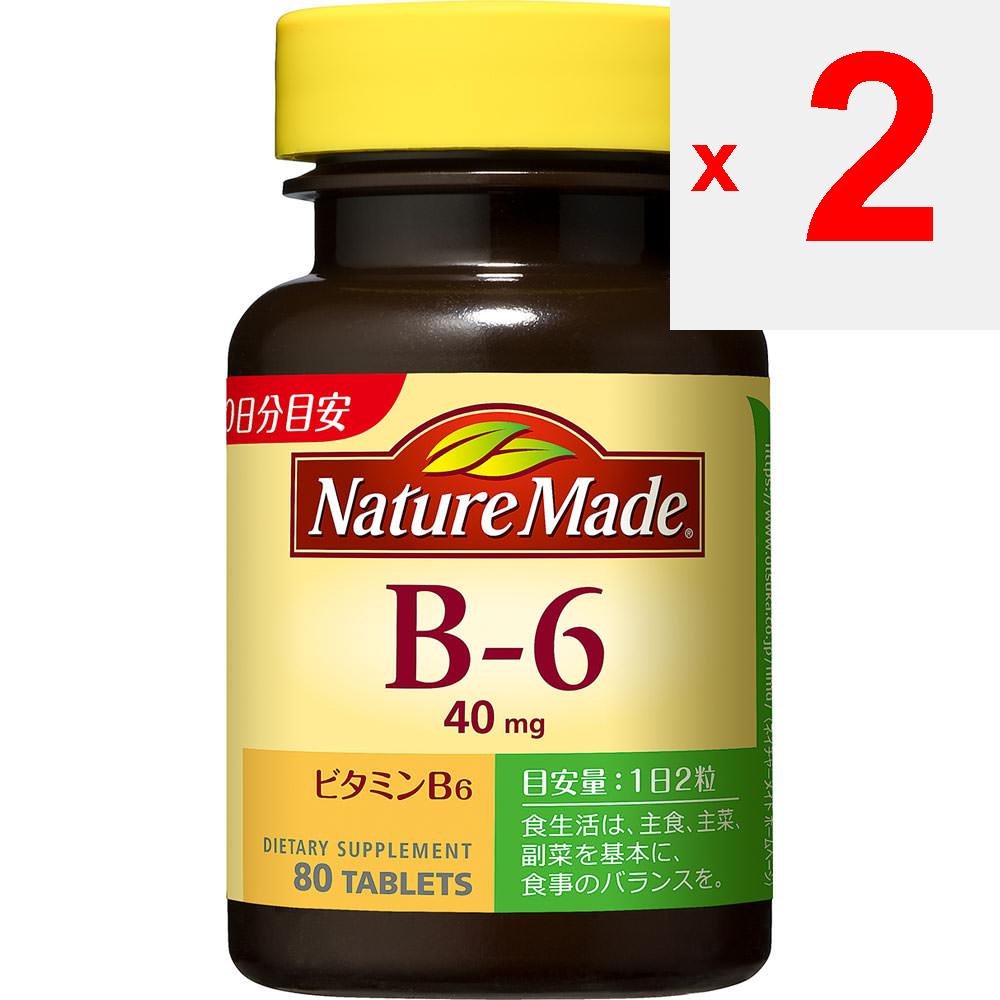 Otsuka Nature Made B-6 80 таблеток Витамин B1 основной препарат Витамины Витамин B1 основной препарат