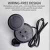 Настольная розетка Многофункциональная розетка UK с вилкой USB Type-C для утопленного рабочего стола, круглая розетка