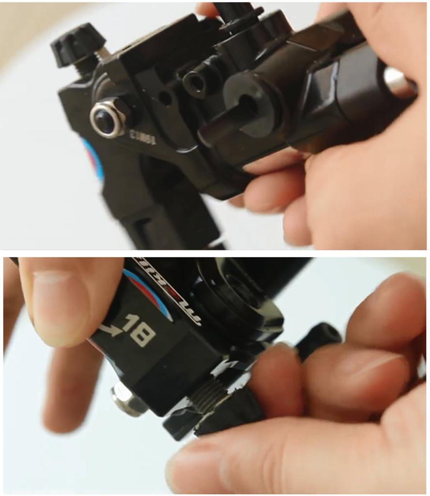 Pair Motorcycle 19 Rcs Brake Master Cylinder Cable Clutch Radial Brake Pump 22mm 7/8'' Universal