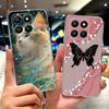 Чехол для Honor 400 Smart 5G LGN-NX1 Милый Кот Расписной Чехол Мягкий Силиконовый Чехол Для Honor X7d 4G HonorX7d 5G Honor400 Smart Бампер