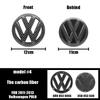 Valve Stems Caps For VOLKSWAGEN VW 2Pcs Car Emblem Front Grille Rear Trunk Lid Sticker Badge Decals Accessories For Volkswagen PSZ4