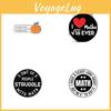 Academic Math Creative Series Cartoon Brooches Unique Metal Pins For Students Gifts