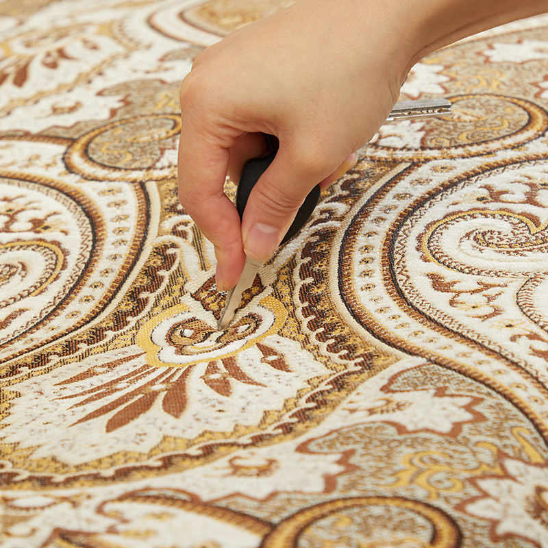 Non-slip Anti-wrinkle Sofa Cover Living Room Decor Slipcover Sofa Cushion Luxury Jacquard Embroidery Furniture Protective Cover