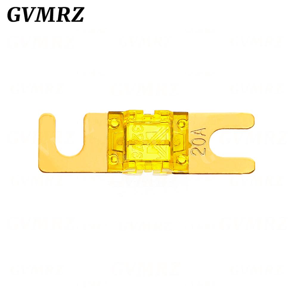 ANL Gold Plated Stud Car Fuses Mini Car Stereo Audio AFS Fuse 20A 30A 40A 50A 60A 70A 80A 100A 125A 150A 32V Auto Fuse Fuses Hot