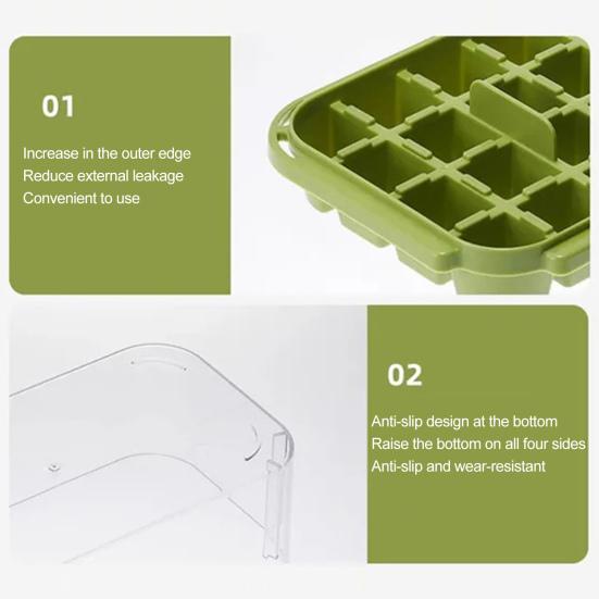 Силиконовый лоток для льда с лопаткой. Форма для льда с одним щелчком. Семейные посиделки. Самодельный льдогенератор для коктейлей из виски.