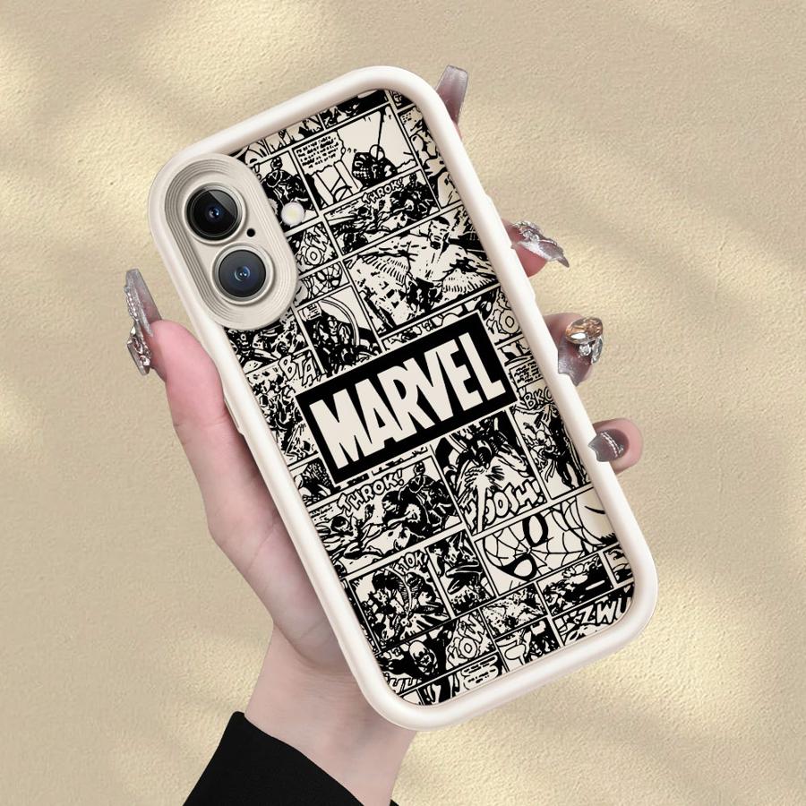 Крутой чехол для телефона Marvel Человек-паук Железный человек для iPhone 13 12 11 Pro Max 15 16 14 Plus XR 17 Air 16e XS Max Мягкий чехол