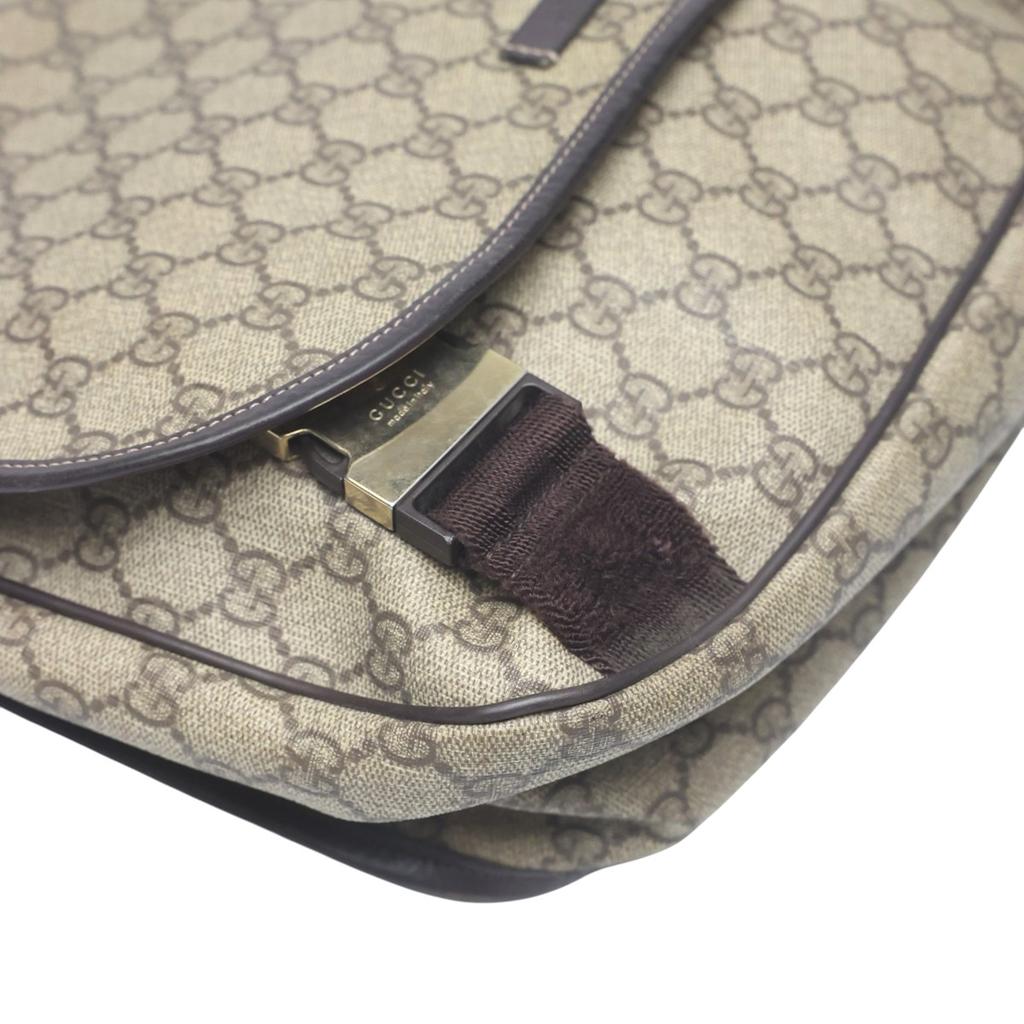 Gucci GG plus GG Supreme Сумка через плечо GG Supreme Canvas Коричневый 201732 002122 Б/у