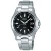 Мужские часы Seiko Selection SBPN067 с солнечной батареей, черный циферблат, календарь даты, нержавеющая сталь