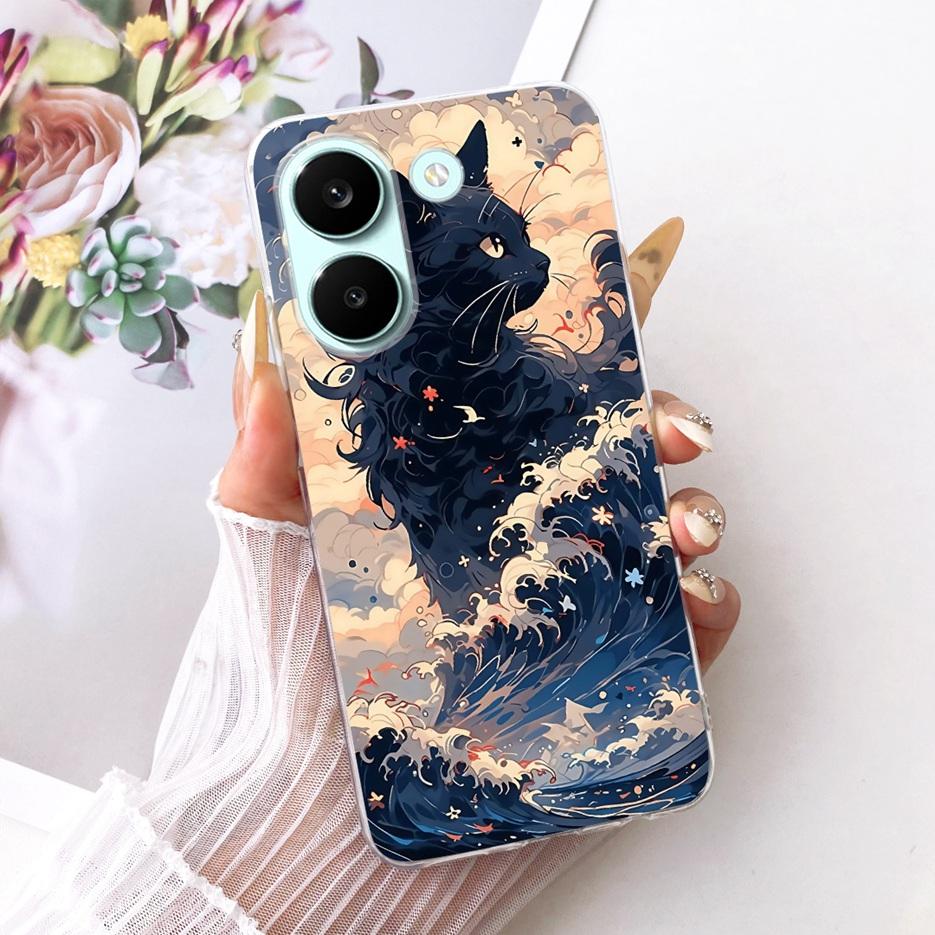 Чехол для Xiaomi Poco X8 Pro 5G Милый Чехол с Рисунком Сердечка Мягкий Тонкий Чехол для Телефона Для Xiaomi Poco X8 Pro Max PocoX8 Pro 5G