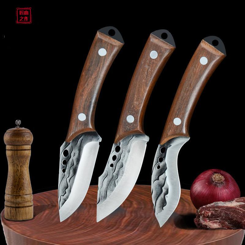 Рыболовный нож из нержавеющей стали, кухонные ножи, ножи для мяса, костей, инструмент для резки фруктов и овощей с чехлом для ножа