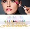 5pcs Eyelash Brushes Tubes With Keychain Lash Brush In Clear Container Disposable Eyelash Extension Mascara Wands With Case