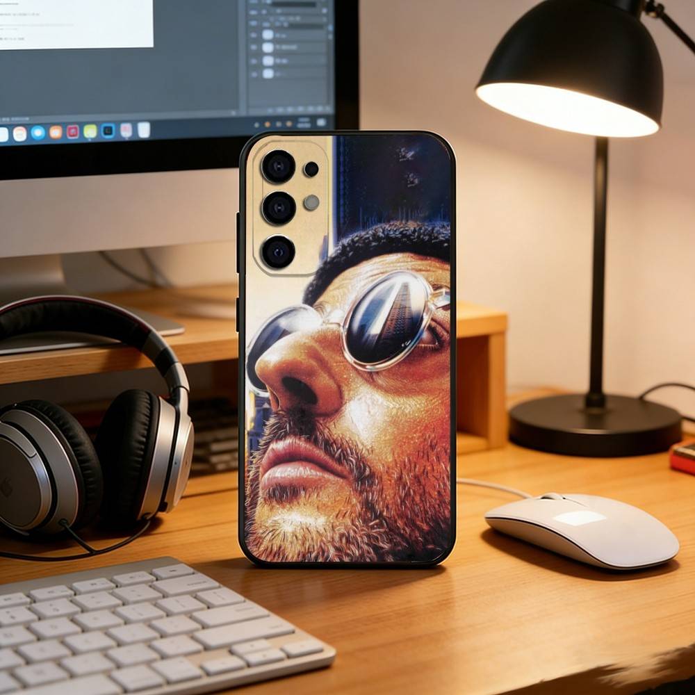 Léon The Professional Phone Case For Samsung S25,S24,S21,S22,S23,S30,Ultra,S20,Plus,Fe,Soft Silicone Black Cover
