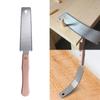 Small Japanese Hand Saw for Fine Cutting Wood, Double Edged Flush Cut Saw, Non-slip Wooden Handle