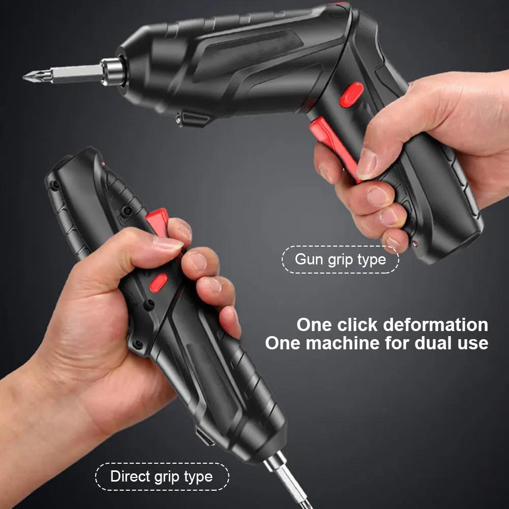 3.6V Electric Screwdriver Battery Rechargeable Cordless Screwdriver Powerful Impact Wireless Screwdriver Drill for Home Use Tool
