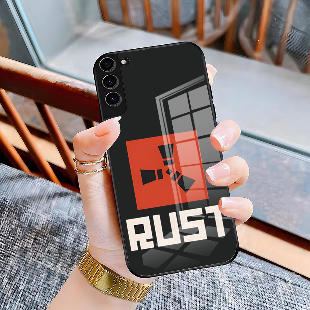 Чехол для телефона RUST Game для Samsung A25 A13 A33 5G A54 A36 A35 A56 A52 A14 Ударопрочная стеклянная крышка