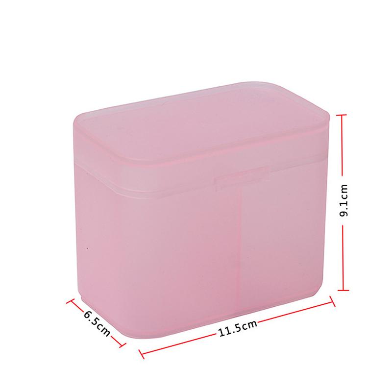 Ватные диски Салфетки для ногтей Кисти для макияжа Органайзер Коробка для хранения с двумя отделениями