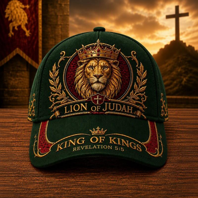 Unisex Digital Print Baseball Cap With Lion Motif All-Over Sun Hat Outdoor Travel Beach Cycling