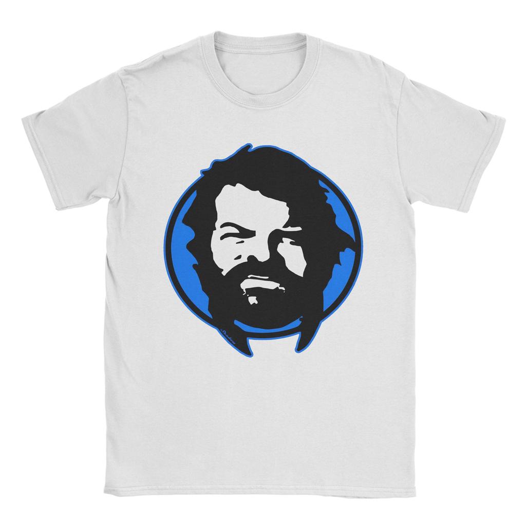Spencer Bud film movie legend Pure Cotton T Shirt For Unisex Beach  Streetwear T Shirts Round Neck Harajuku Tee Shirt Clothing