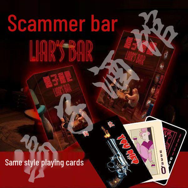 Scammer Tavern: Multiplayer Tabletop Game with Physical Props & Cards for Casual Gatherings